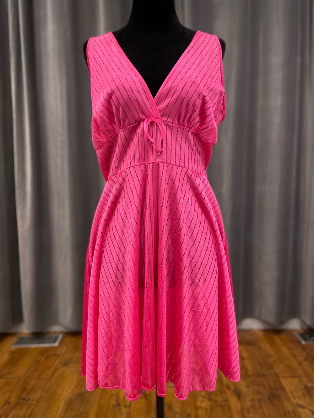 Vintage hot pink UnderCover Wear chemise nightie